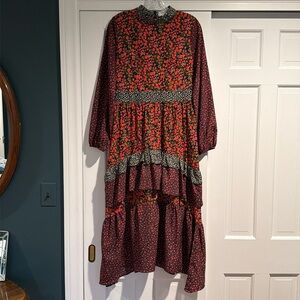 Never Fully Dressed Floral Tiered Maxi Dress